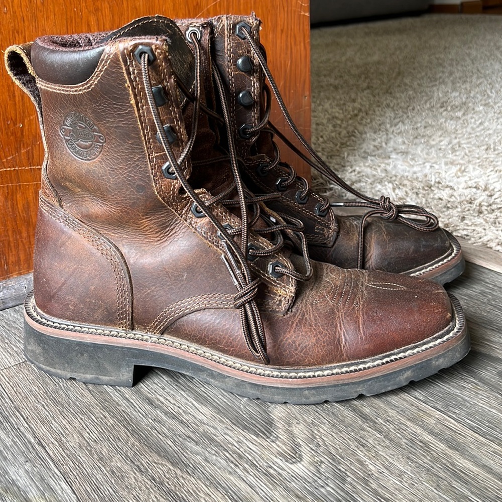Justin work boots